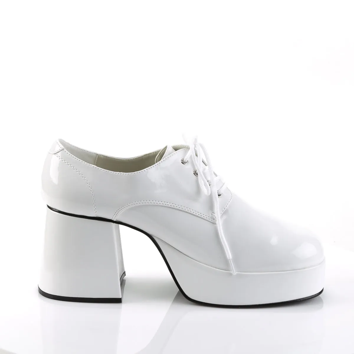 70s Disco Shoes White