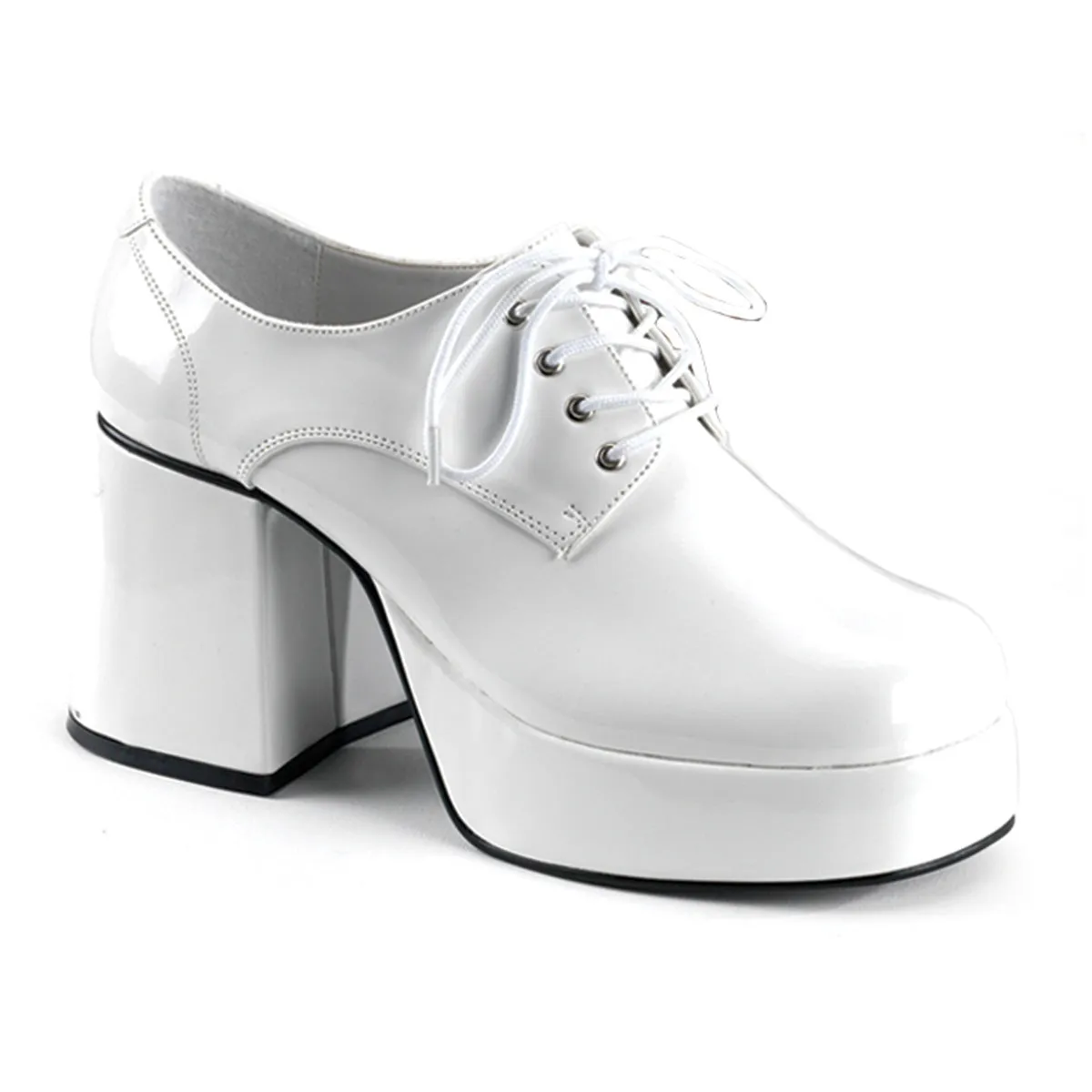 70s Disco Shoes White