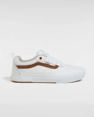 Vans Men's Skate Kyle Walker Shoes Leather White/Red VN0A2Z3KYF9