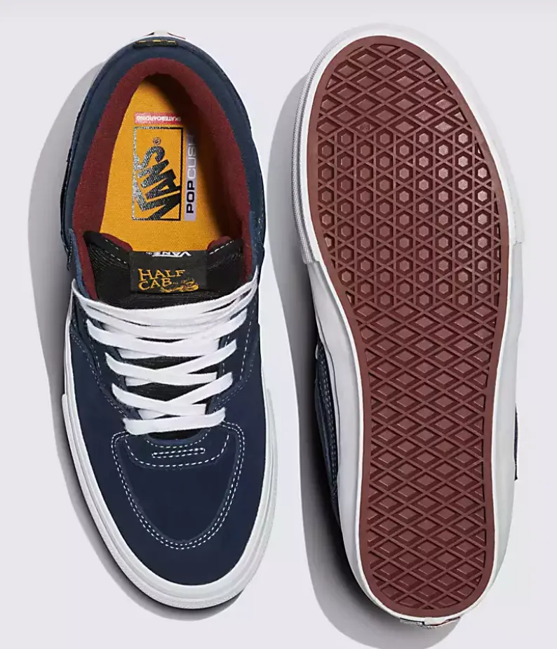 Vans Skate Half Cab (Navy/ Burgundy)
