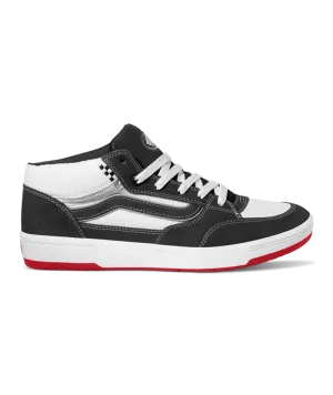 VANS Skate Zahba Mid Shoes Black/White/Red